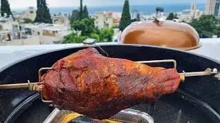 Сочная и нежная баранья нога на гриле