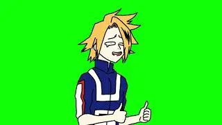 MHA: Denki in a Green Screen