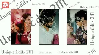 Kinemaster Photo Slide video Editing || Valentines Day status editing || Tutorial By Unique Edits 2M