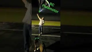 RC Paramotor Paraglider at Hanover Heli Smackdown 2023 Fun Times. Remote Control