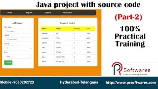 Jsp java Project  with source Code Part-2 | college project