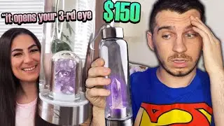 The $150 Rich People Crystal Water Bottle