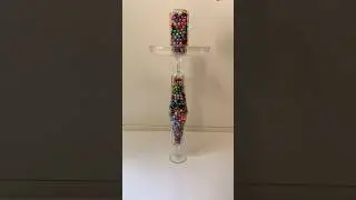 Asmr Satisfying Jumping Beads Reverse Video #trending #beadstowersatisfying #asmr #shorts