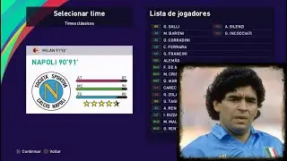 eFootball PES 2021 NAPOLI 1990-1991 Classic Teams - Ps4/Ps5