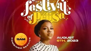 Minstrel Sunmisola Agbebi Live @ Wearecedars Festival of Praise'23 || New Sound