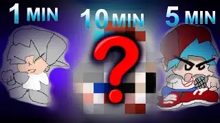 Drawing Boyfriend in 1 MINUTE, 5 MINUTES, & 10 MINUTES! -Speed Art Challenge