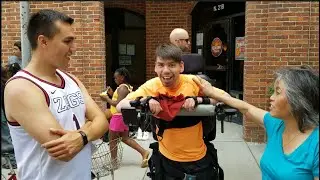 Daniel @Hoopfest 2024 with Mathew