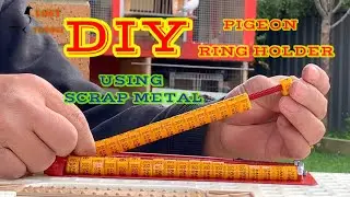 DIY | PIGEON LEG BAND HOLDER | SCRAP METAL#diy #racingpigeons #browsefeatures #pigeon #kabutar