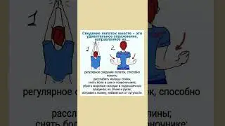 Полезное упражнение для мышц спины, позвоночника 