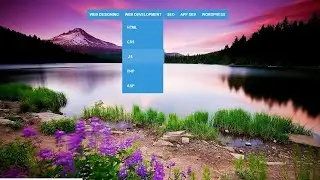 Pure HTML/CSS Dropdown Menu on hover | Attractive Dropdown Menu with hover effect HTML/CSS 🔥🔥
