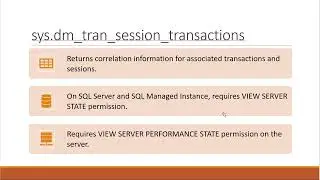 #onlineclasses - Monitor & Performance Tuning of #Database by Using DMVs #part2 #interviewtips QA