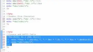 PHP programming 22 Generating Passwords and ASCII
