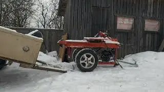 Дровокол Друг-2. Купил обновку, катайся Друг, радуй глаз 😊