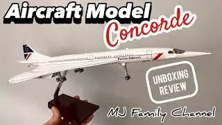 Concorde G-BOAD 1:125 Model Unboxing And Review