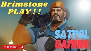 Brimstone GamePlay Indonesia – VALORANT Satpol KenziPai