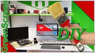 Greensreen selber streichen 🎥 best Greenscreen ever