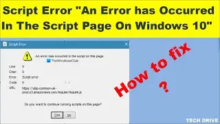 How to Fix Script Error 