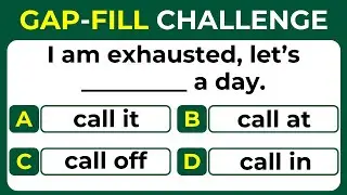 Can You Complete the Sentences? Gap-Fill Quiz (30+ Questions)