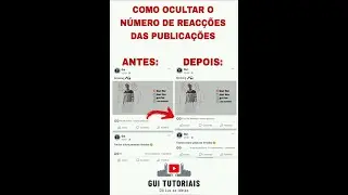 Como Ocultar o Número de Reacções das Publicações 😱📱