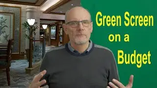 Green Screen with one light - on a Budget - how it's done (2020)