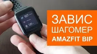 Завис шагомер на Amazfit Bip