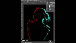 Dual Lighting Effect in Photoshop  #photoshop #tutorial