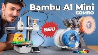 Bambu Lab A1 Mini Combo | THE beginner 3D printer of 2024? (XXL Review)