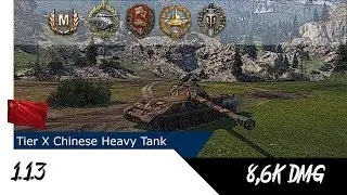 113 still a strong machine - almost 9k dmg and 9 kills!