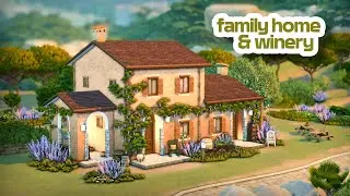 Family Home & Winery 🍇 | The Sims 4 Speed Build