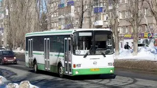 ав. ЛиАЗ-5256.36 с 2010 г.в. (АУ 850 64 RUS) маршрут 121 ДОП. (7 мкр-он-красный яр)./г.Балак. часть1