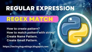 regular expression pattern matching in python | how to create regex pattern | regex match function