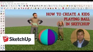 How to create a kids playing ball