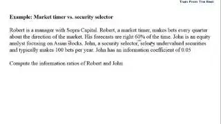 J.1.6 The Fundamental Law of Active Management (#59)