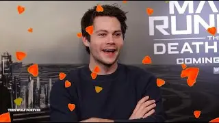 Dylan O'Brien being adorable for 5 minutes