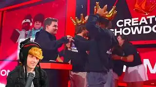 KreekCraft Reacts to Roblox Creator Showdown FINALE