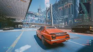 Cyberpunk 2077 - 8k Resolution Ray Tracing MAX SETTINGS! Free Roam Gameplay!