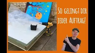 Kreatives Abenteuer - vom Auftrag zum fertigen Bild 🎨🤗 | Podcast | Acrylmalen | Kunst