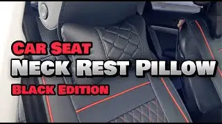 Comfortable Car Seat Neck Rest Pillow, Car Headrest For Driving, Black Edition