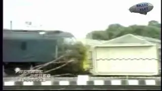 Crash-test пезда на полном ходу