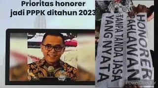 SEMUA HONORER JADI PPPK MANDAT PRESIDEN