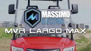 Massimo Electric MVR Cargo Max Utility Cart 48v 5kw w/ Oversized Bed