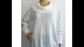 Openwork with rapport limiters. Beautiful seam on openwork. Master class machine knitting