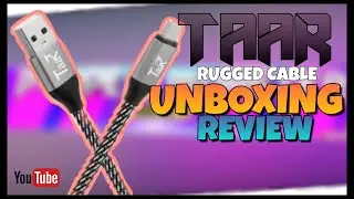 UNBOXING OF (TAAR RUGGED FAST CHARGING CABLE) || POPPER UNBOXING ||