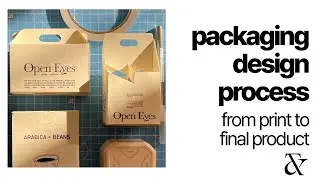 Packaging design process | From print to final product