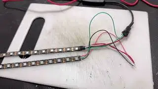 Параллельное подключение адресной светодиодной ленты ws2812