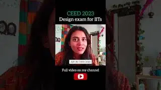 CEED exam is not JEE #iit #jee #iitbombay #ceed #design #exam #iitb