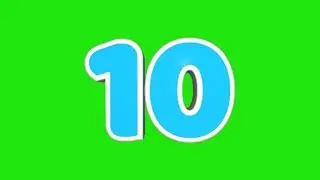 Top 10 animação de contagem regressiva Green Screen