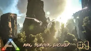 Ark Survival Singleplayer Let's Play #1: Taming and taking shelter