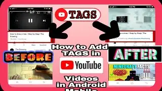 How to Add Tags in YouTube Videos  ll  In Android Mobile ll 2022 ll Technical Video INFO