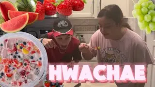 MAKING HWACHAE!! (CHAOTIC)